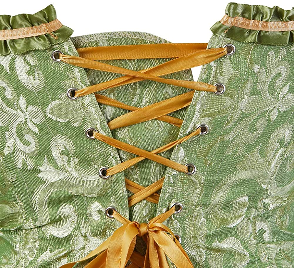 Women Lace up Back Sexy Floral Corset for Women Lingerie Bustier Top plus Size Apparel & Accessories > Clothing > Underwear & Socks > Lingerie Zhitunemi