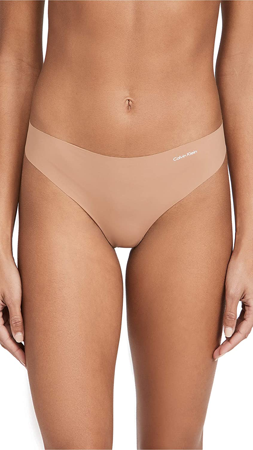 Calvin Klein Women'S Invisibles Hipster Multipack Panty Apparel & Accessories > Clothing > Underwear & Socks > Underwear Calvin Klein Sandalwood Large