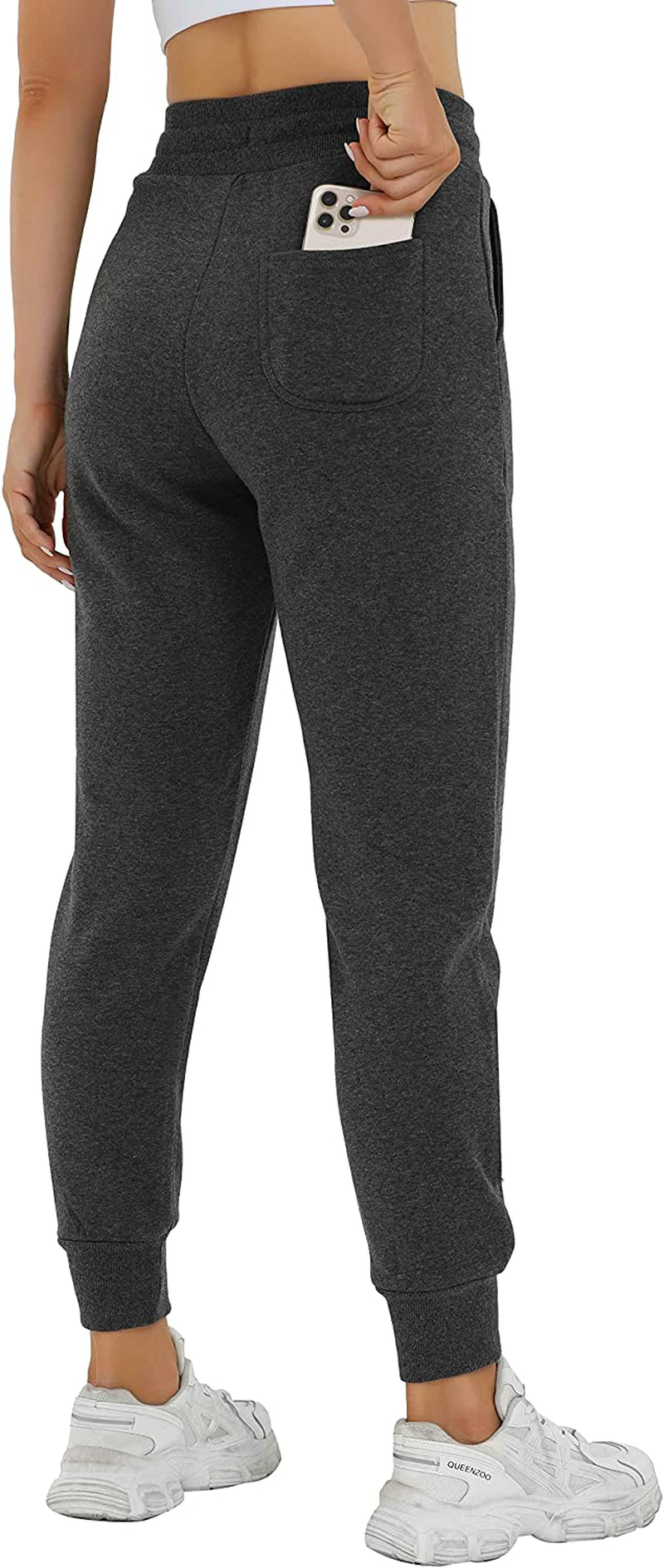 Heathyoga Fleece Lined Joggers for Women Thermal Sweatpants for Women Joggers with Pockets Workout Pants Running Pants Apparel & Accessories > Clothing > Activewear Kylie Max