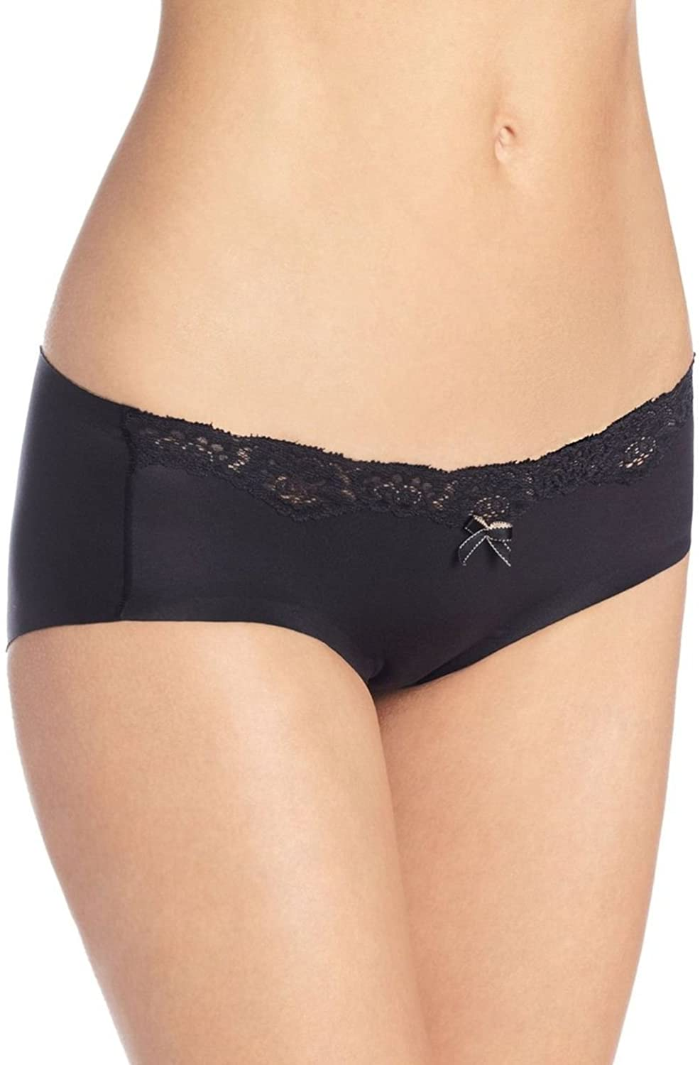 Maidenform Women'S Comfort Devotion Hipster Panty Apparel & Accessories > Clothing > Underwear & Socks > Underwear Maidenform Embellished Hipster - Black W/Body Beige Lining Embellished Hipster 5