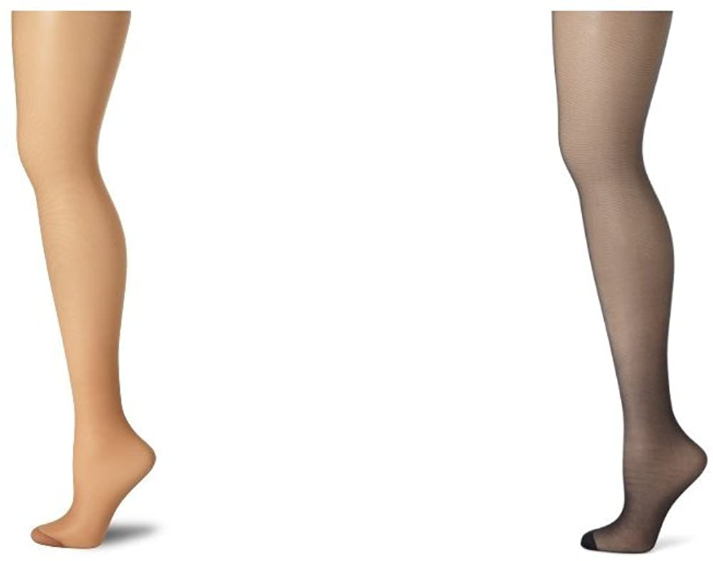 Hanes Women'S Control Top Reinforced Toe Silk Reflections Panty Hose Apparel & Accessories > Clothing > Underwear & Socks > Shapewear Hanes