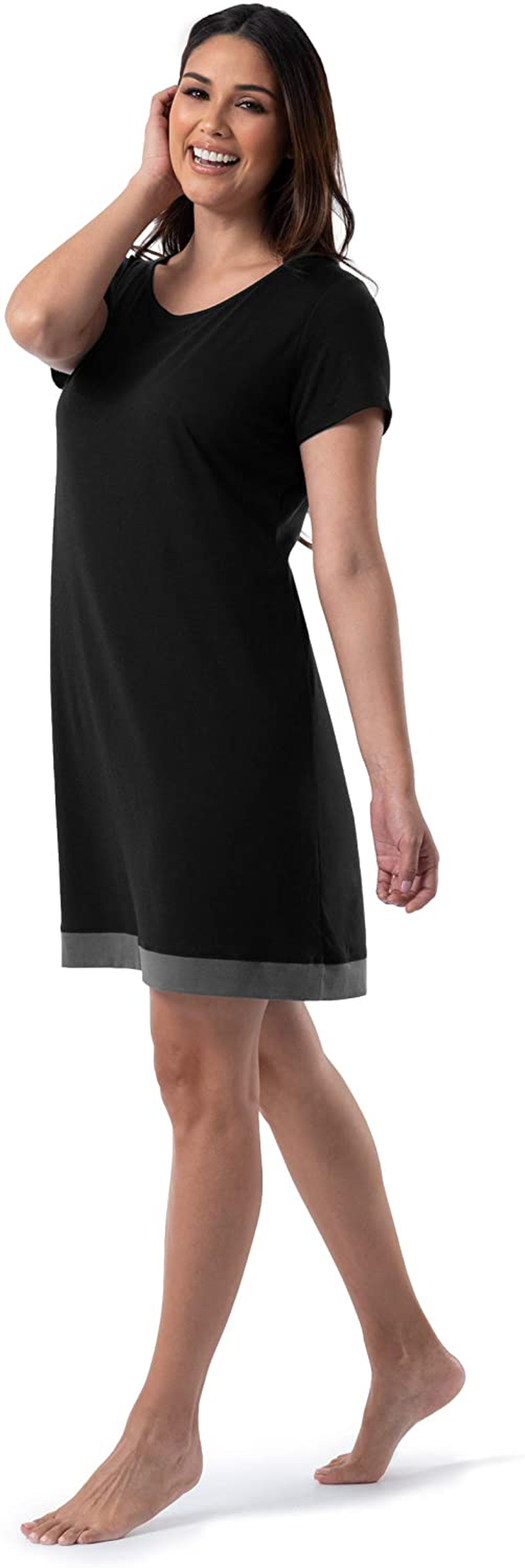 Fruit of the Loom Women'S Super Soft and Breathable Sleep Shirt Apparel & Accessories > Clothing > Sleepwear & Loungewear > Nightgowns Kylie Max