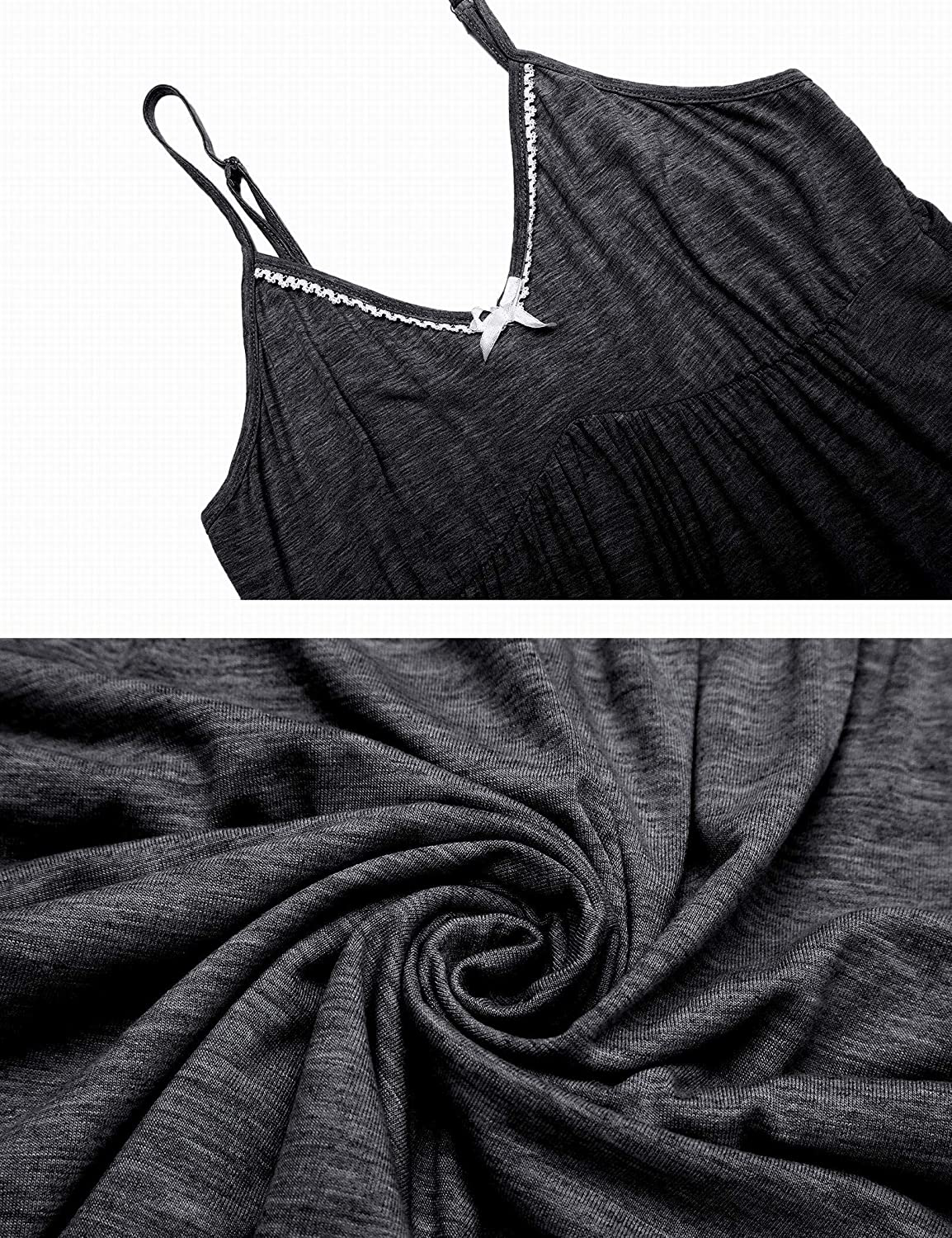 Ekouaer Womens Pajamas Set V-Neck Cami Top and Capris Pants Sleepwear Pjs Set S-XXL Apparel & Accessories > Clothing > Sleepwear & Loungewear Kylie Max