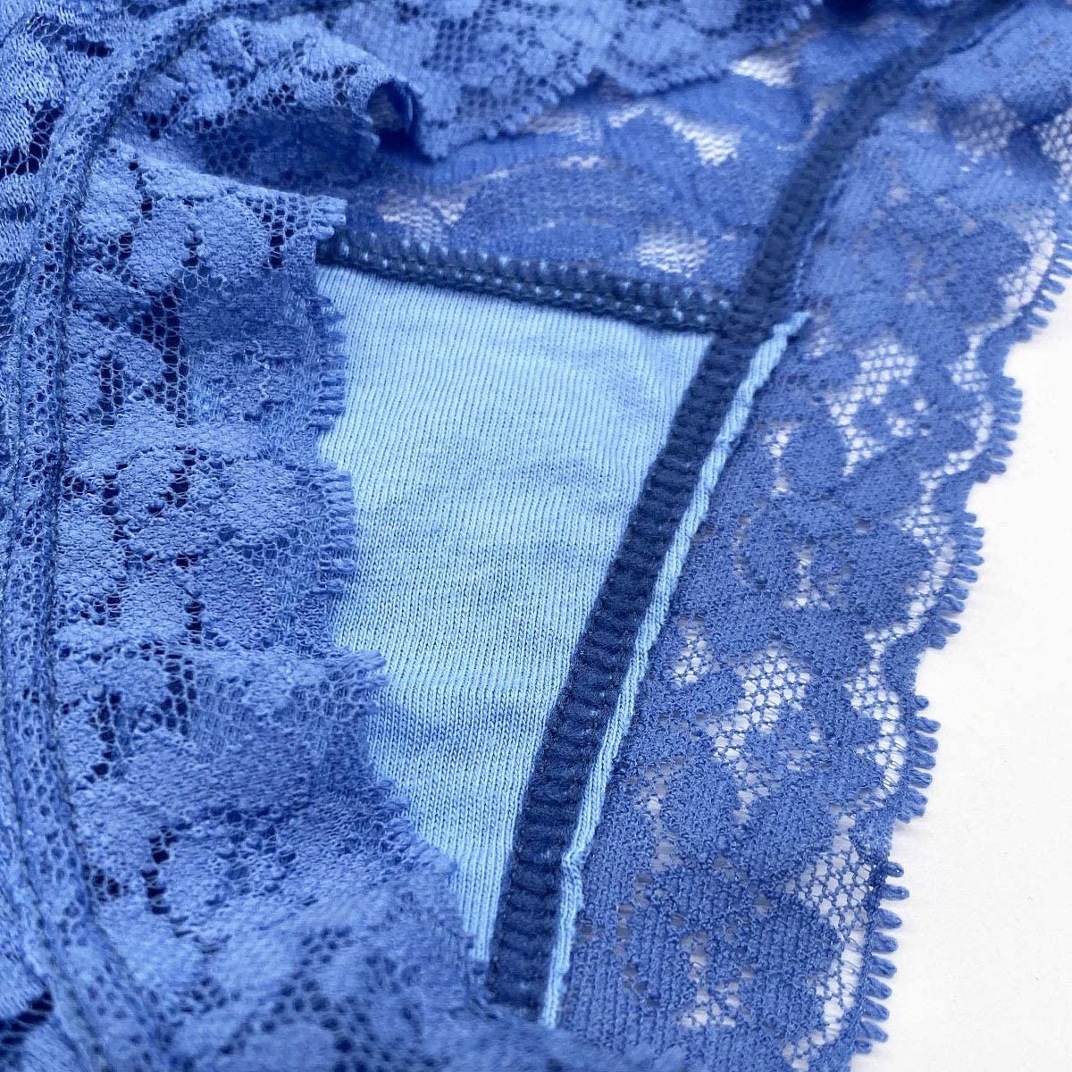 GAREDOB Pack of 8 Women'S Lace Cheeky Hipster Panty, Assorted Different Lace Pattern & Colors Apparel & Accessories > Clothing > Underwear & Socks > Underwear GAREDOB