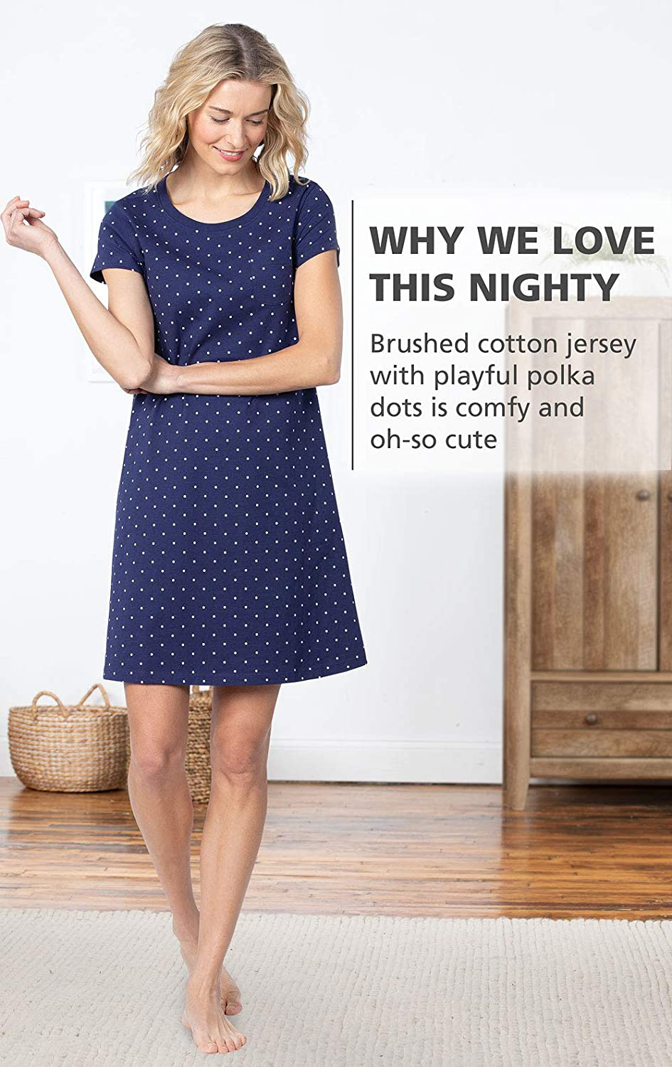 Pajamagram Short Sleeve Pullover Nightgown - Women Apparel & Accessories > Clothing > Sleepwear & Loungewear > Nightgowns Kylie Max