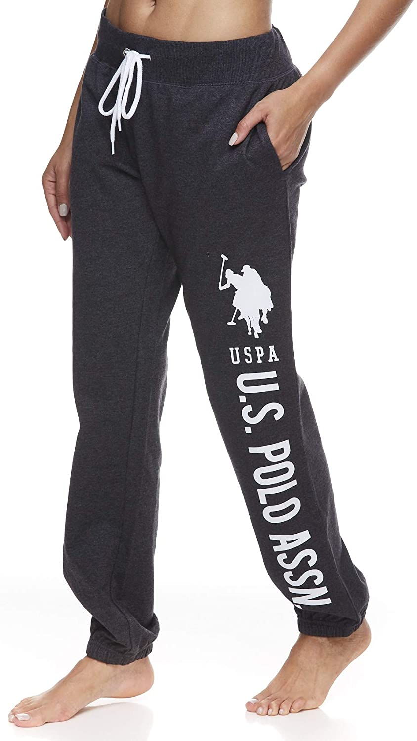 U.S. Polo Assn. Essentials Womens Sweatpants with Pockets - French Terry Jogger Sweats Apparel & Accessories > Clothing > Underwear & Socks > Underwear U.S. Polo Assn.