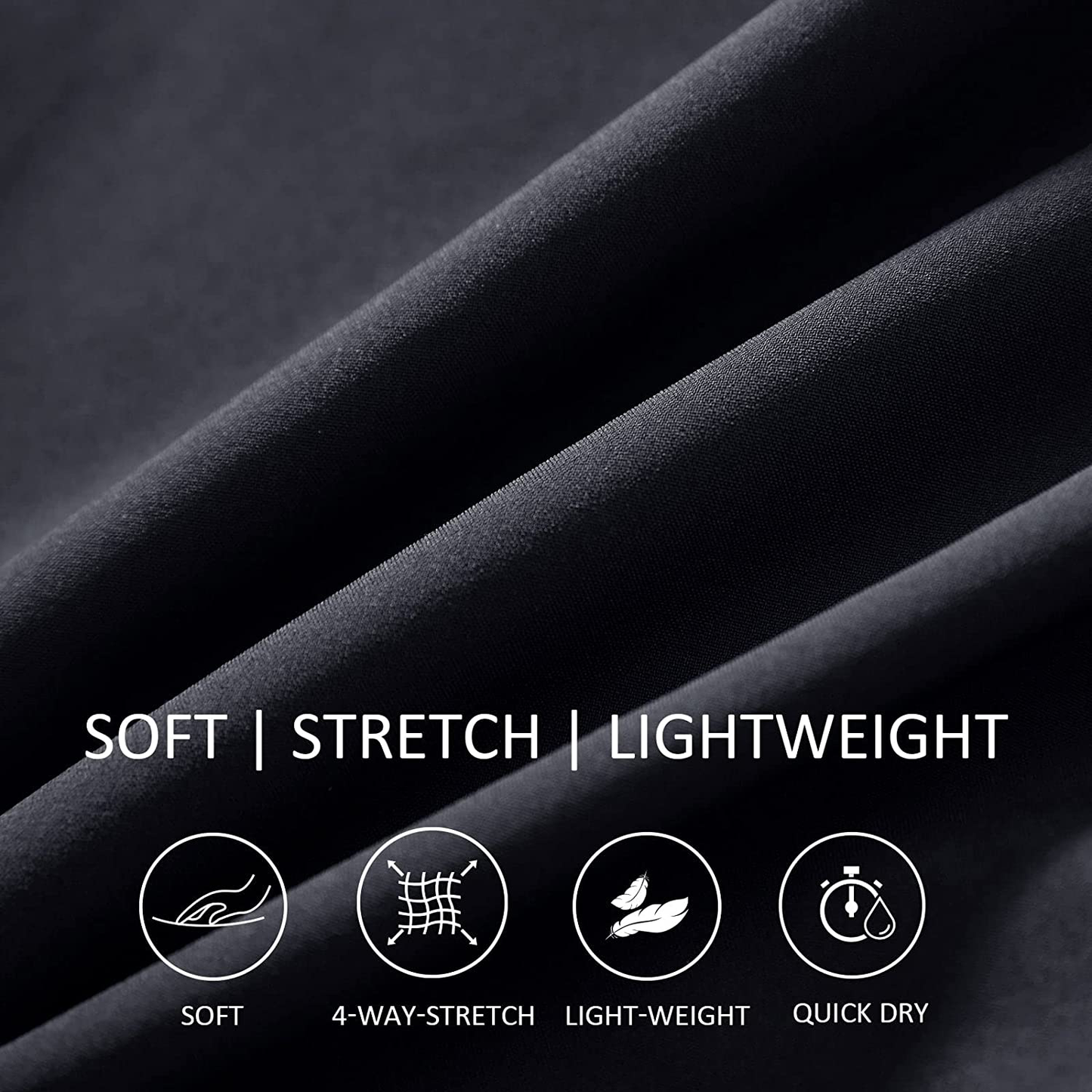 BALEAF Women'S 7" Long Shorts Lightweight for Running Workout Hiking Unlined Zipper Pocket Quick Dry Apparel & Accessories > Clothing > Shorts Kylie Max