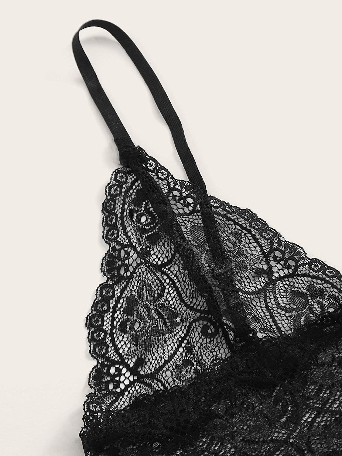 Sweatyrocks Women'S Lace Cami Top with Shorts with Panties 3 Piece Set Sexy Lingerie Pajama Set Sleepwear Apparel & Accessories > Clothing > Sleepwear & Loungewear Kylie Max