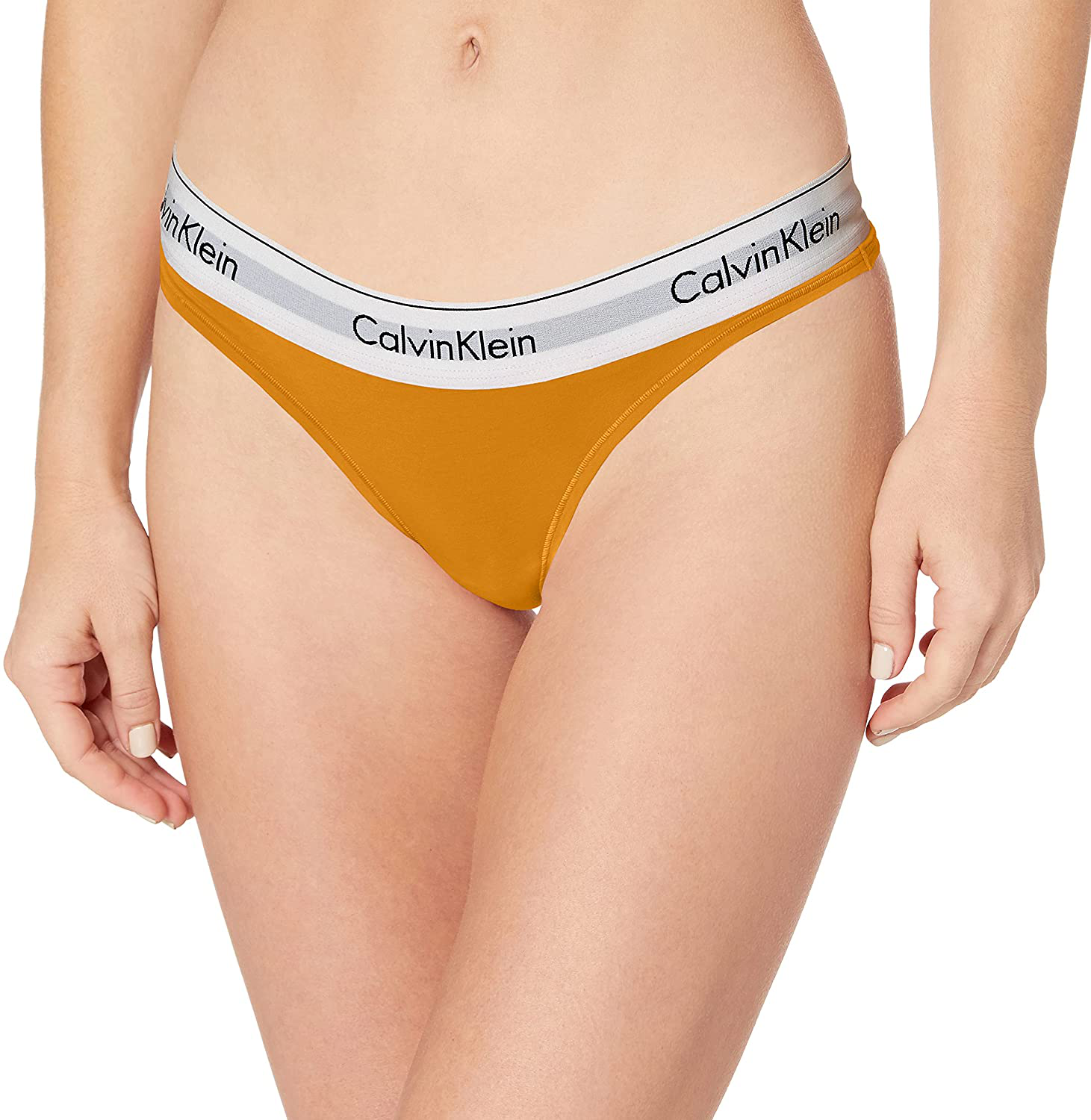 Calvin Klein Women's Modern Cotton Thong Panty Apparel & Accessories > Clothing > Underwear & Socks > Underwear Calvin Klein Honey Pot Small