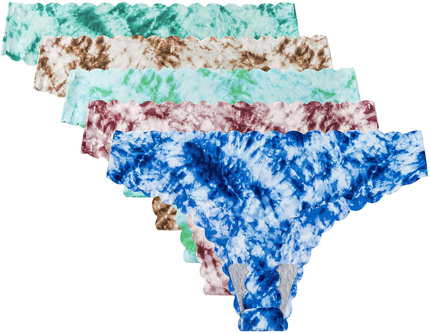 Wetopkim Women Seamless Thongs Panties Cotton Breathable Stretch T-back Color Briefs Underwear Apparel & Accessories > Clothing > Underwear & Socks > Underwear Wetopkim Multicolored-m Large