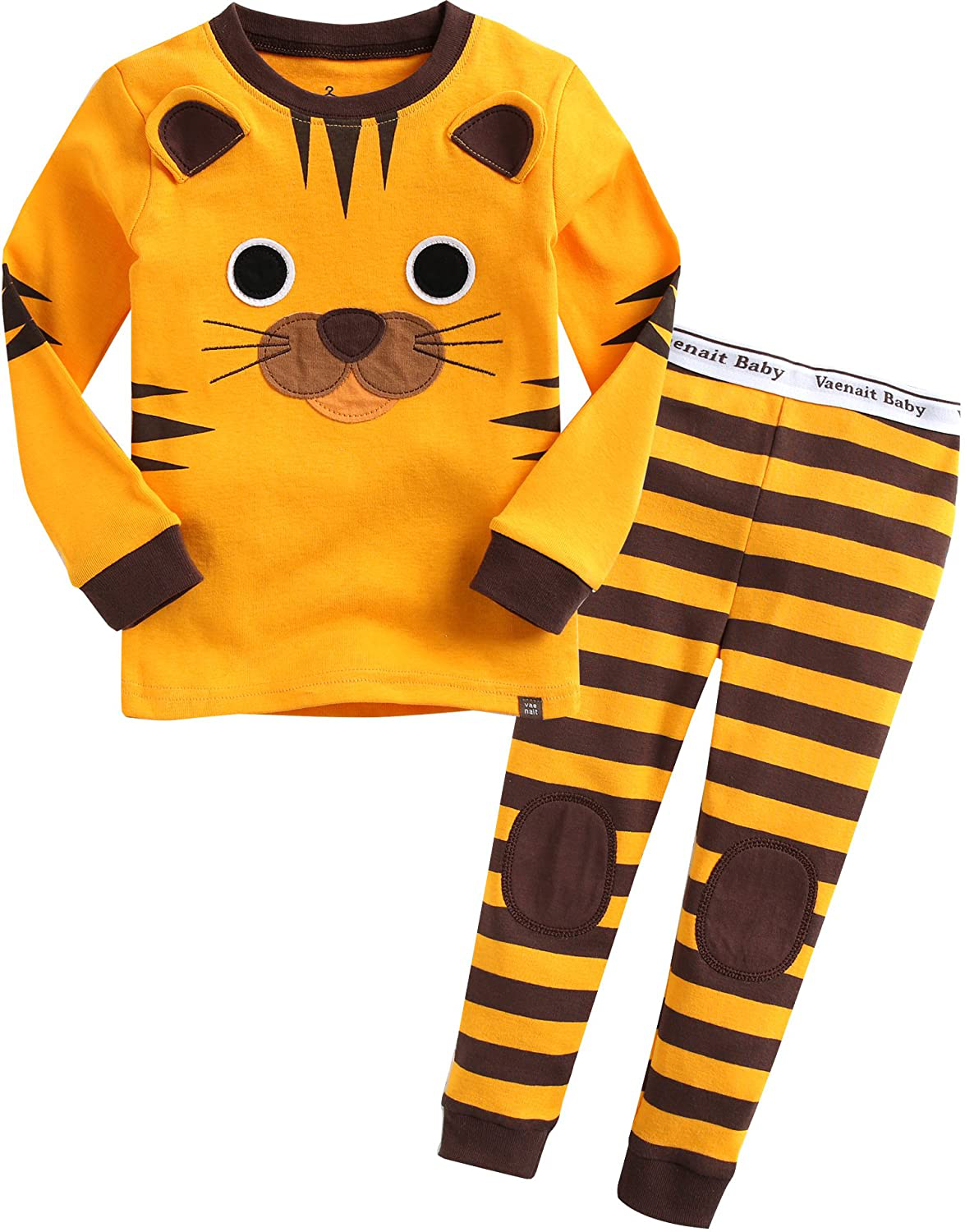 VAENAIT BABY Toddler Kids Boys Girls 100% Cotton Jaws Truck Dino Snug Fit Sleepwear Pajama Pjs Set Apparel & Accessories > Clothing > Sleepwear & Loungewear > Pajamas Kylie Max