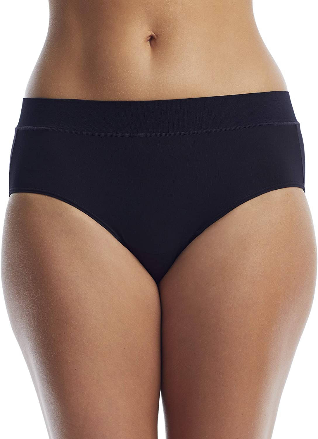 Vanity Fair Women'S beyond Comfort Seamless Waist Panties Apparel & Accessories > Clothing > Underwear & Socks > Underwear Vanity Fair Hipster - Black Hipster 7