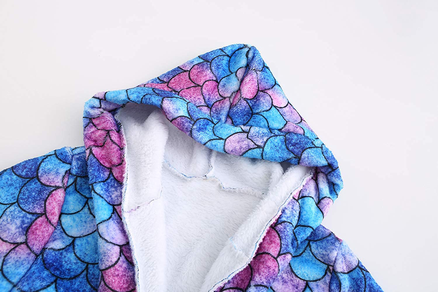 Jxstar Girls Bathrobes Kids Hooded Robes Plush Soft Coral Fleece Pajamas Sleepwear Apparel & Accessories > Clothing > Sleepwear & Loungewear > Robes Kylie Max