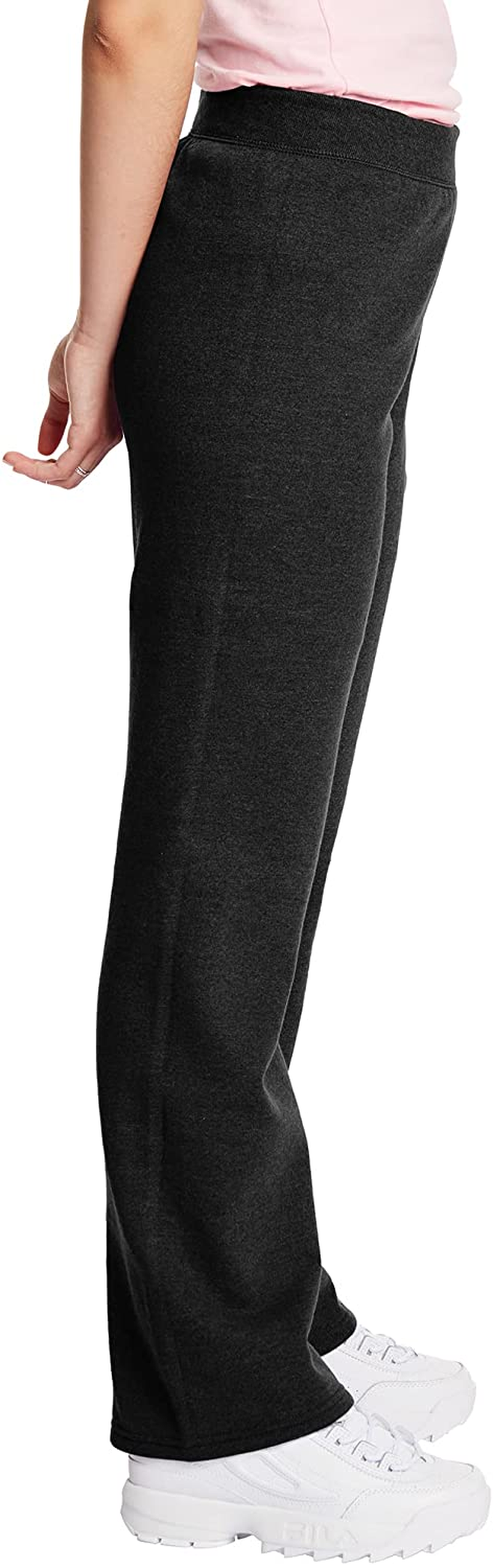 Hanes Women'S Ecosmart Open Bottom Leg Sweatpants Apparel & Accessories > Clothing > Underwear & Socks > Lingerie Hanes