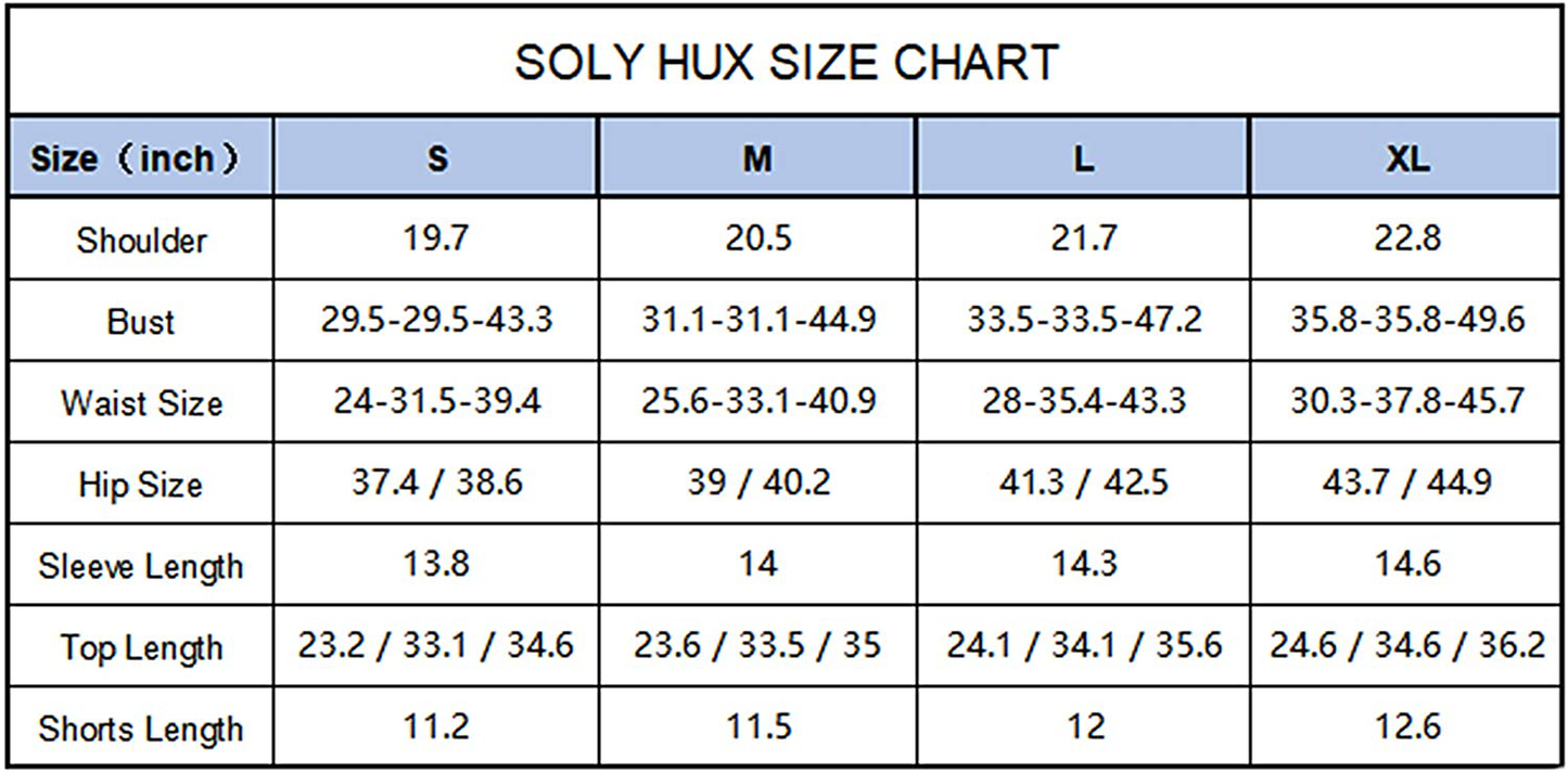 SOLY HUX Women'S Sleepwear 4Pcs Floral Print Satin Cami Pajama Set with Robe Apparel & Accessories > Clothing > Sleepwear & Loungewear Kylie Max