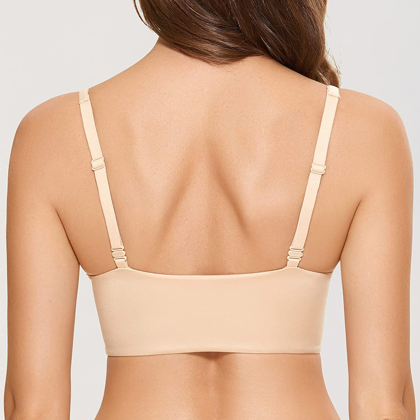 DOBREVA Women's Push Up Bra Wireless Padded Bralette Lace Longline Support Bras Apparel & Accessories > Clothing > Underwear & Socks > Bras DOBREVA