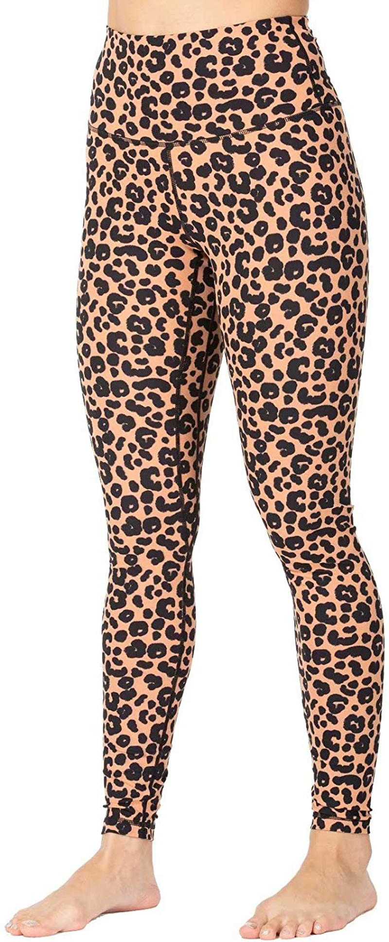 Sunzel Workout Leggings for Women, Squat Proof High Waisted Yoga Pants 4 Way Stretch, Buttery Soft Apparel & Accessories > Clothing > Activewear Sunzel Yellow Leopard X-Large