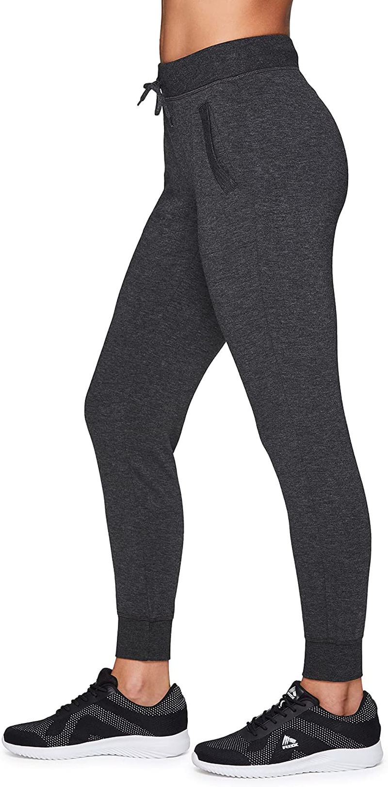 RBX Active Women'S Athletic Super Soft Lightweight Cuffed Tapered Jogger Sweatpants with Pockets Apparel & Accessories > Clothing > Activewear Kylie Max