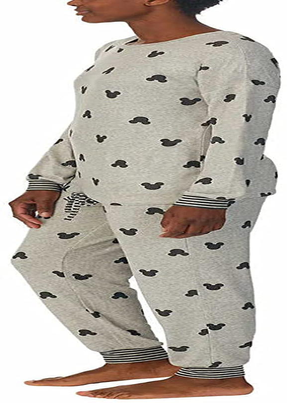 Disney Womens 2 Piece Cozy Pajama Set Apparel & Accessories > Clothing > Sleepwear & Loungewear > Pajamas Disney