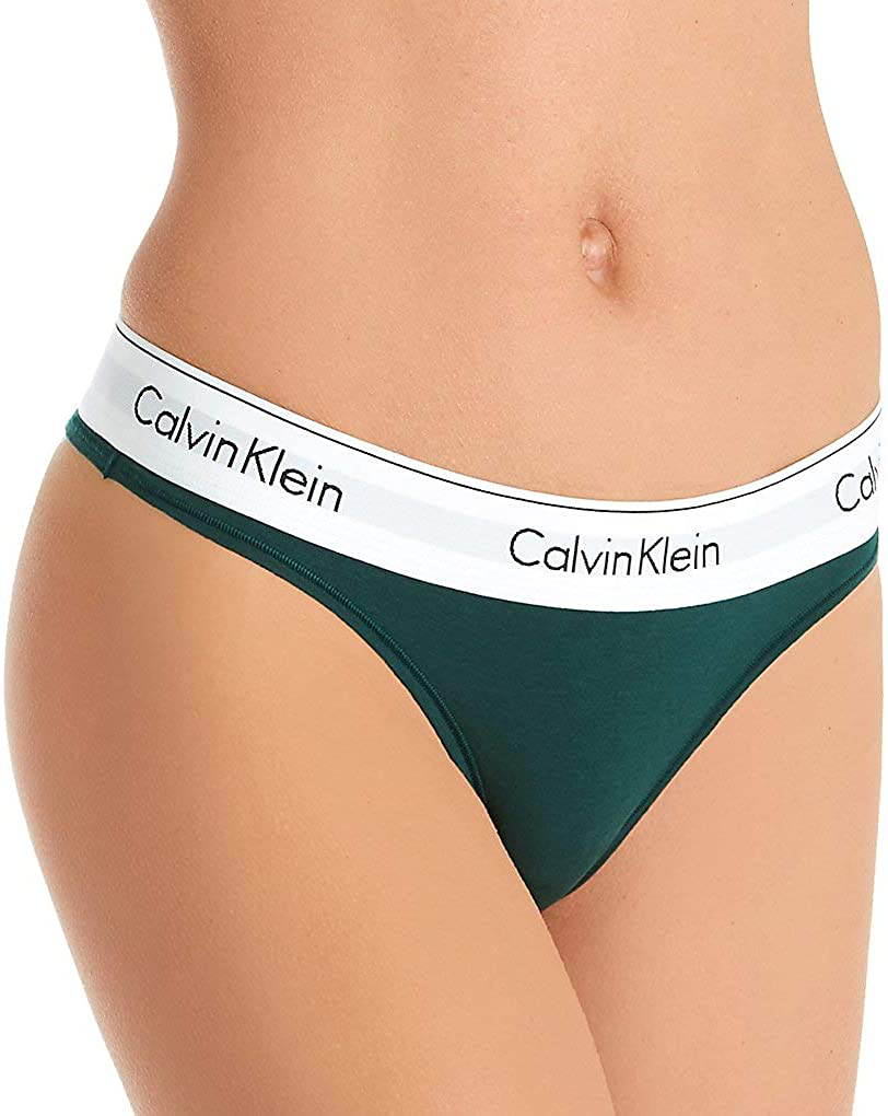 Calvin Klein Women's Modern Cotton Thong Panty Apparel & Accessories > Clothing > Underwear & Socks > Underwear Calvin Klein Camp Large