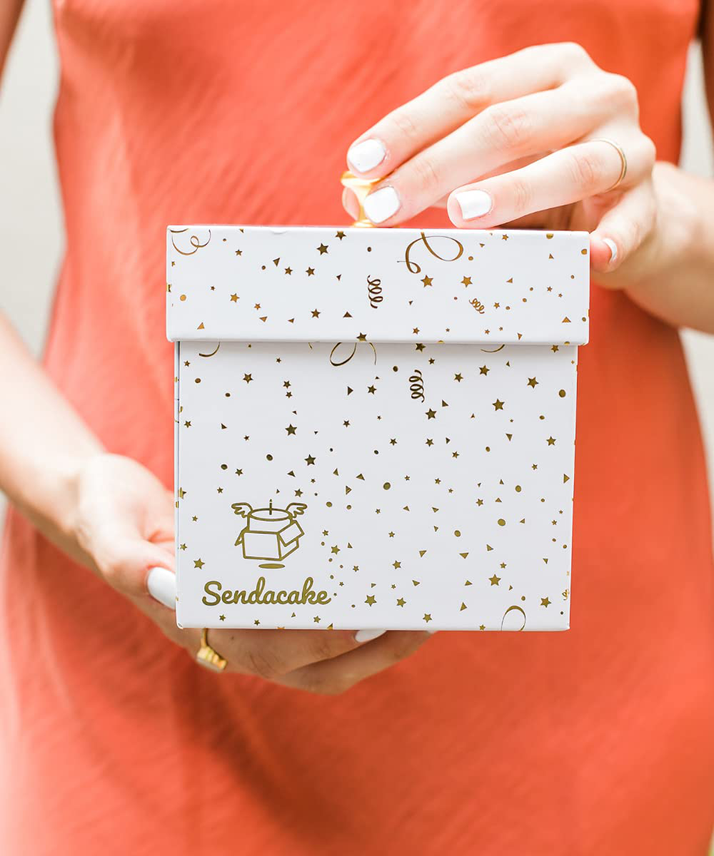 Send a Cake Explosion Box Gift with Flying Butterfly Surprise- Birthday, Holiday, Special Occasion – Birthday Treat for Women, Men, Adults, Kids Arts & Entertainment > Party & Celebration > Gift Giving Send A Cake