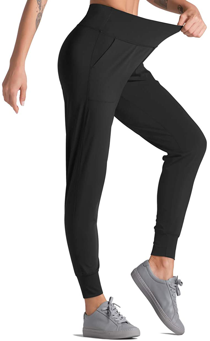 Dragon Fit Joggers for Women with Pockets,High Waist Workout Yoga Tapered Sweatpants Women'S Lounge Pants Apparel & Accessories > Clothing > Activewear Kylie Max
