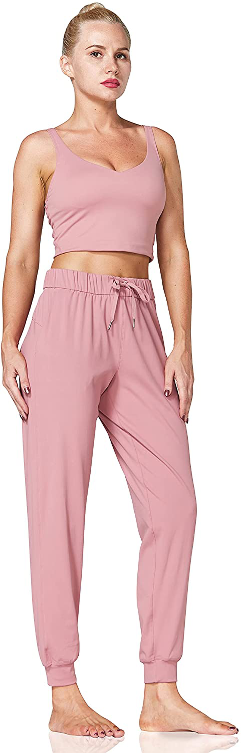 Sunzel Women Lightweight Joggers Pants with Pockets, Super Soft Quick Dry Lounge Sweatpants for Yoga Workout Running Casual Apparel & Accessories > Clothing > Activewear Kylie Max
