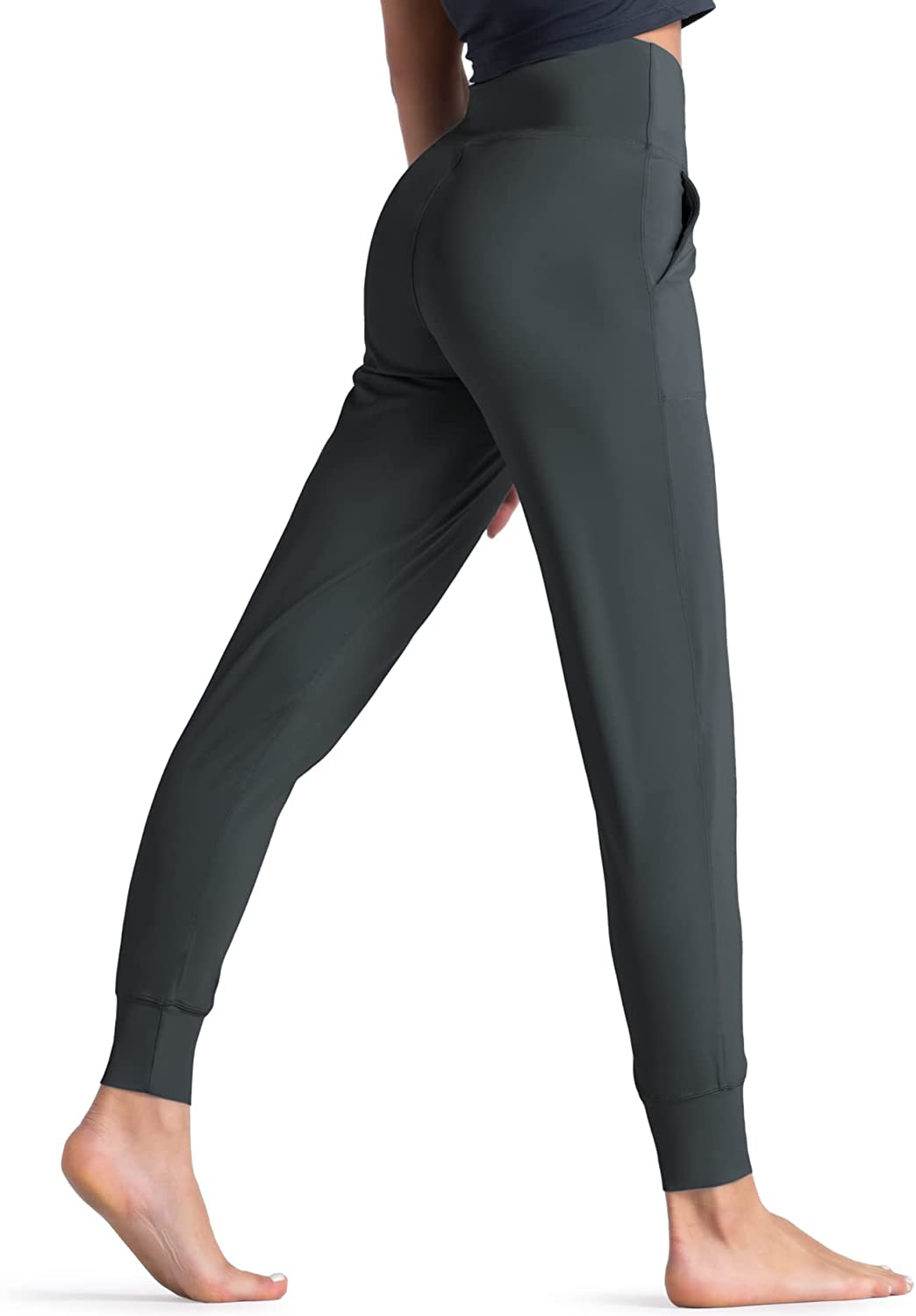 Wjustforu Women'S High Waist Joggers Sweatpants Lightweight & Comfortable Yoga Pants with Pockets Apparel & Accessories > Clothing > Activewear Kylie Max