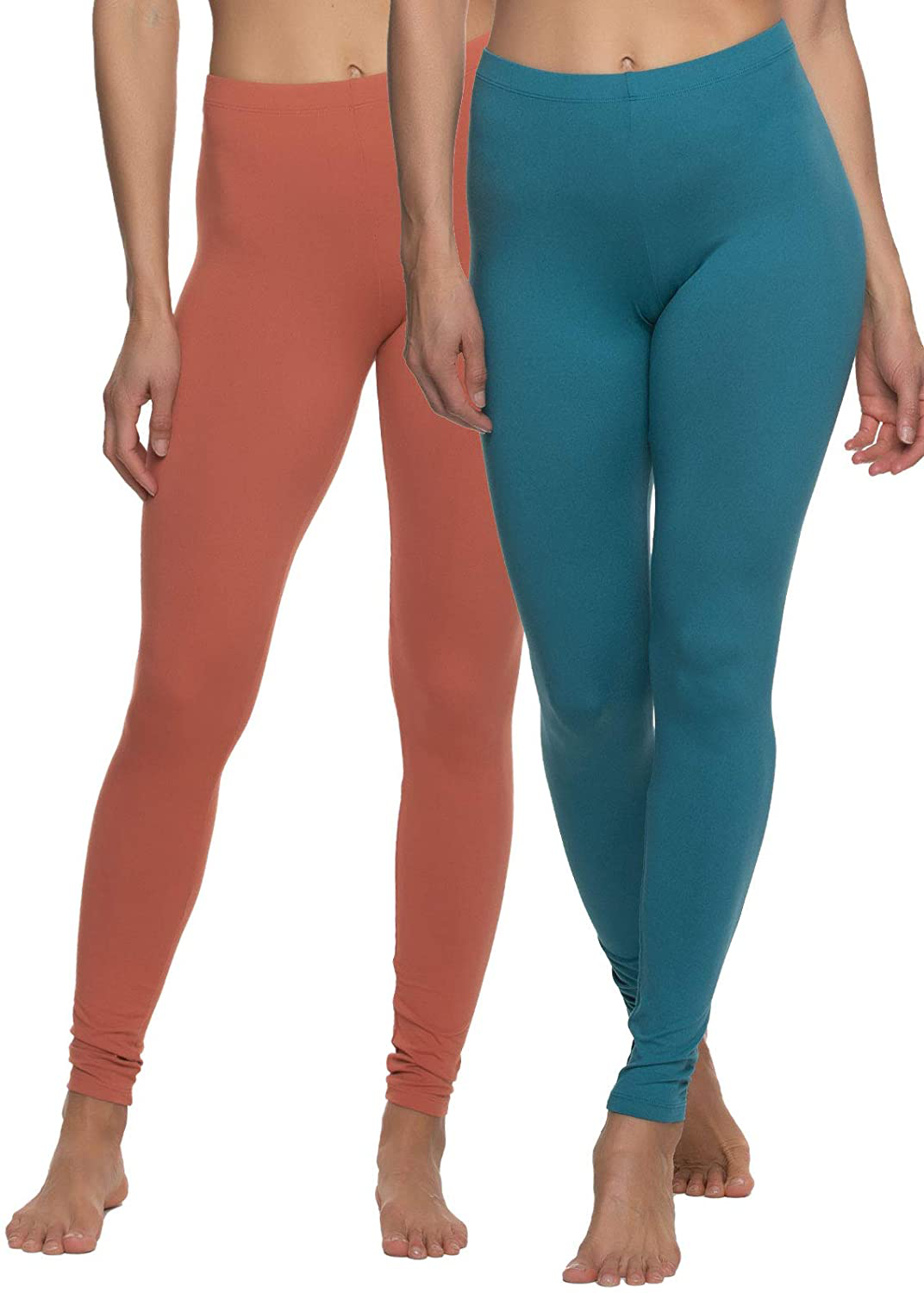 Felina Velvety Super Soft Lightweight Leggings - for Women - Yoga Pants, Workout Clothes Apparel & Accessories > Clothing > Activewear KYLIE MAX Warm Beach X-Small