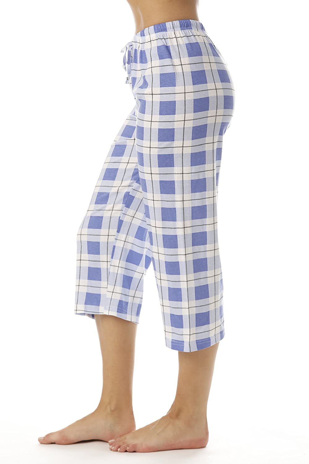 Just Love 100% Cotton Women Pajama Capri Pants Sleepwear Apparel & Accessories > Clothing > Sleepwear & Loungewear > Pajamas Kylie Max