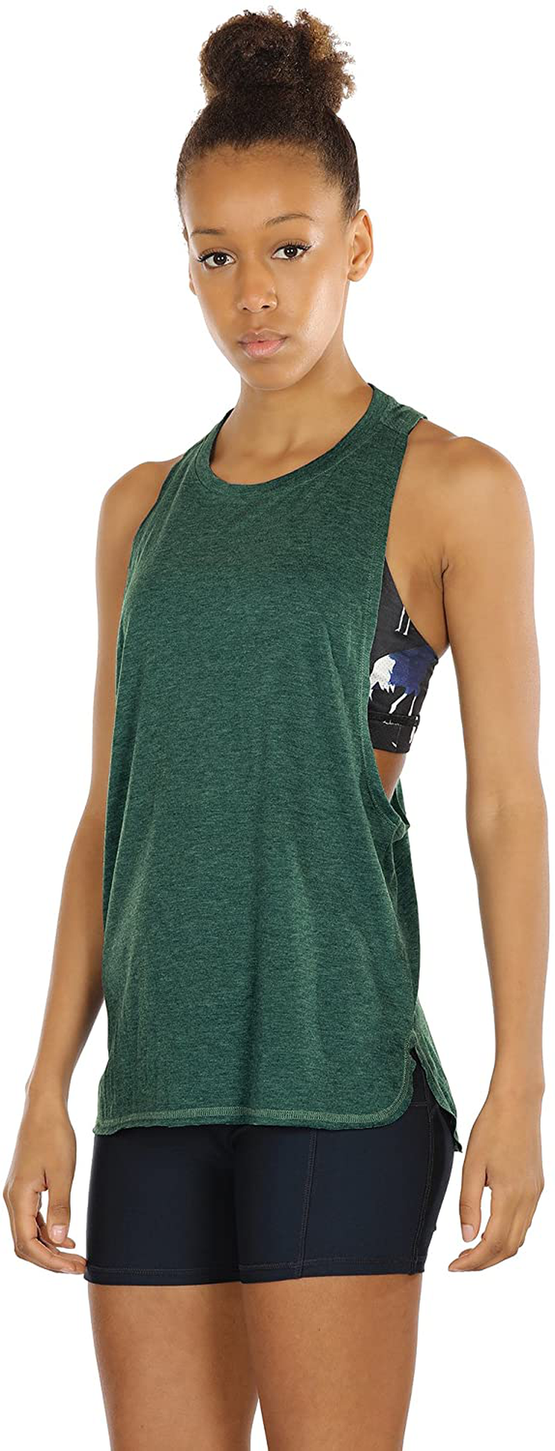 Icyzone Workout Tank Tops for Women - Running Muscle Tank Sport Exercise Gym Yoga Tops Athletic Shirts(Pack of 3) Apparel & Accessories > Clothing > Activewear Kylie Max