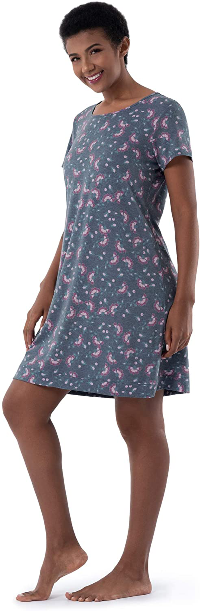 Fruit of the Loom Women'S Super Soft and Breathable Sleep Shirt Apparel & Accessories > Clothing > Sleepwear & Loungewear > Nightgowns Kylie Max