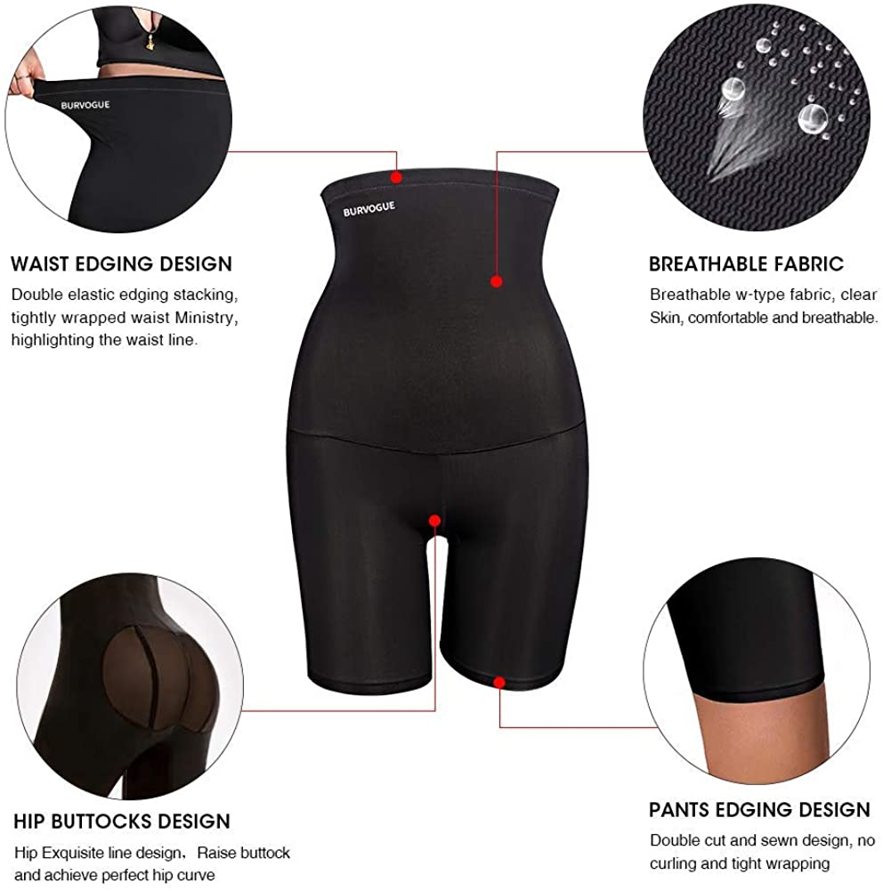Burvogue Shapewear for Women Tummy Control-Butt Lifter High Waisted Shaper Shorts Apparel & Accessories > Clothing > Underwear & Socks > Shapewear Burvogue
