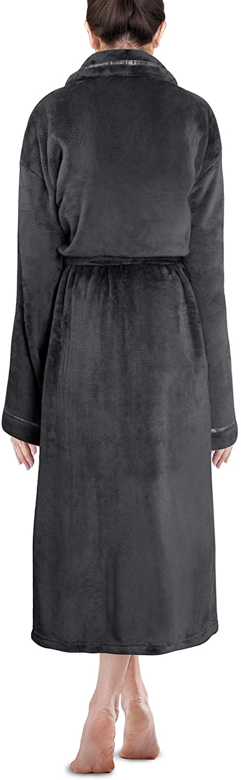 PAVILIA Plush Robe Women, Fluffy Soft Bathrobe, Luxurious Fuzzy Warm Spa Robe Apparel & Accessories > Clothing > Sleepwear & Loungewear > Robes Kylie Max