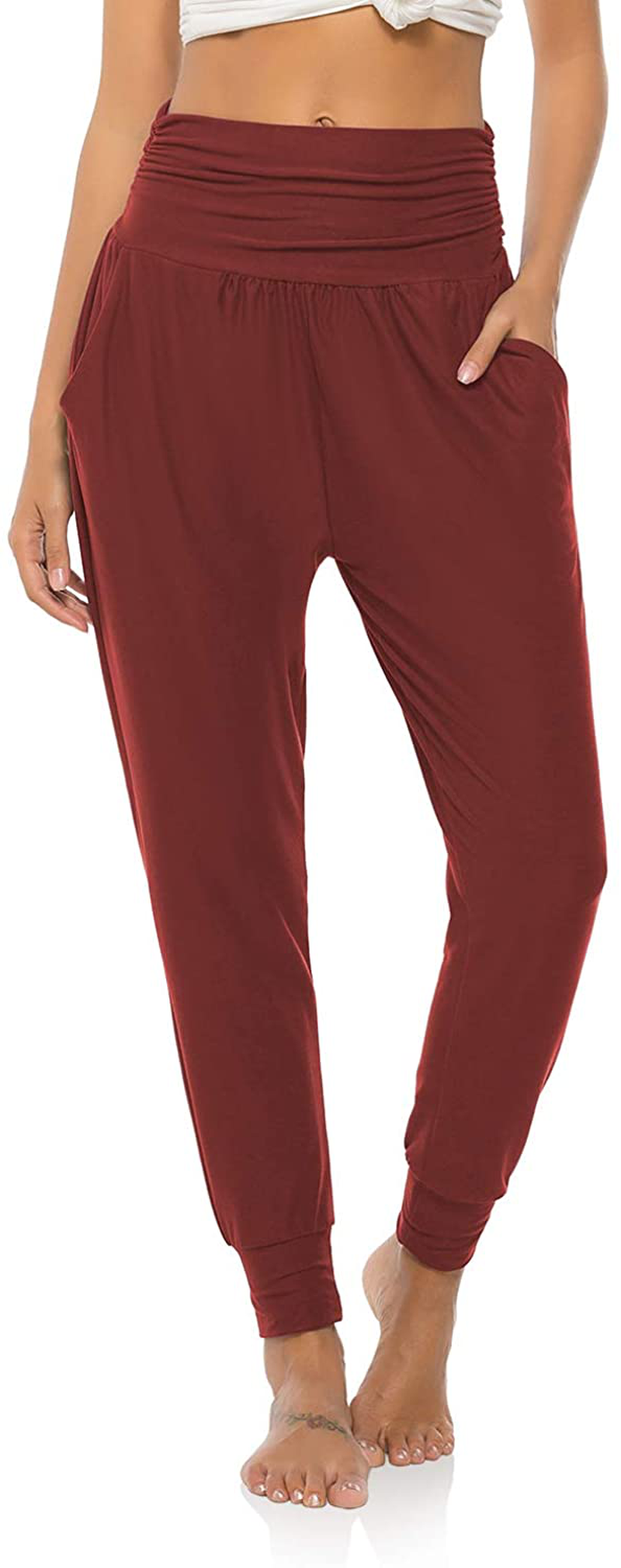 DIBAOLONG Womens Yoga Sweatpants Loose Workout Joggers Pants Comfy Lounge Pants with Pockets Apparel & Accessories > Clothing > Activewear Kylie Max