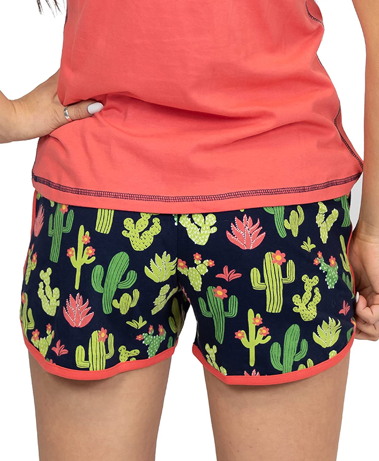 Lazy One Tank and Shorts Pajama Separates, Cute Summer Pajamas for Women, Mix-And-Match, Vintage Styling, Separates Apparel & Accessories > Clothing > Sleepwear & Loungewear > Pajamas Kylie Max