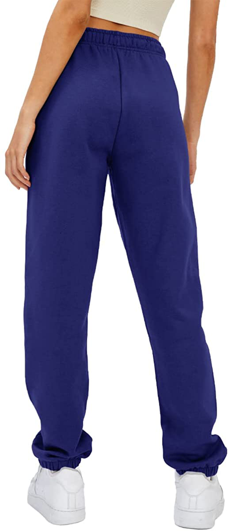 EFAN Womens Fleece Sweatpants Warm Baggy Pants Comfy Oversized Fall Joggers High Waisted Cotton Lounge with Pockets Apparel & Accessories > Clothing > Activewear Kylie Max