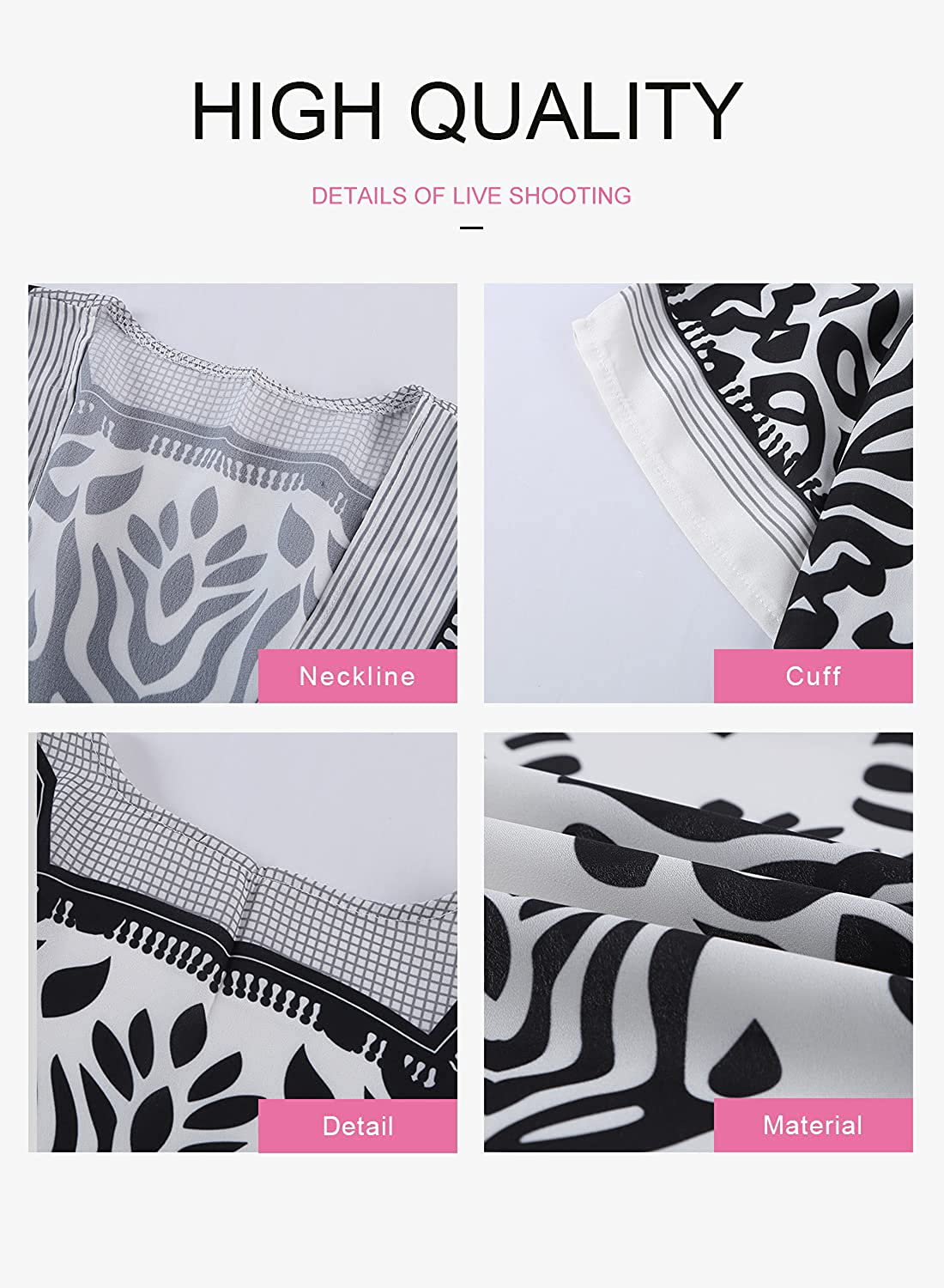 Dokotoo Womens 2022 Fashion Summer Print Kimono Casual Cardigans Loose Cover Ups Apparel & Accessories > Clothing > Swimwear Kylie Max