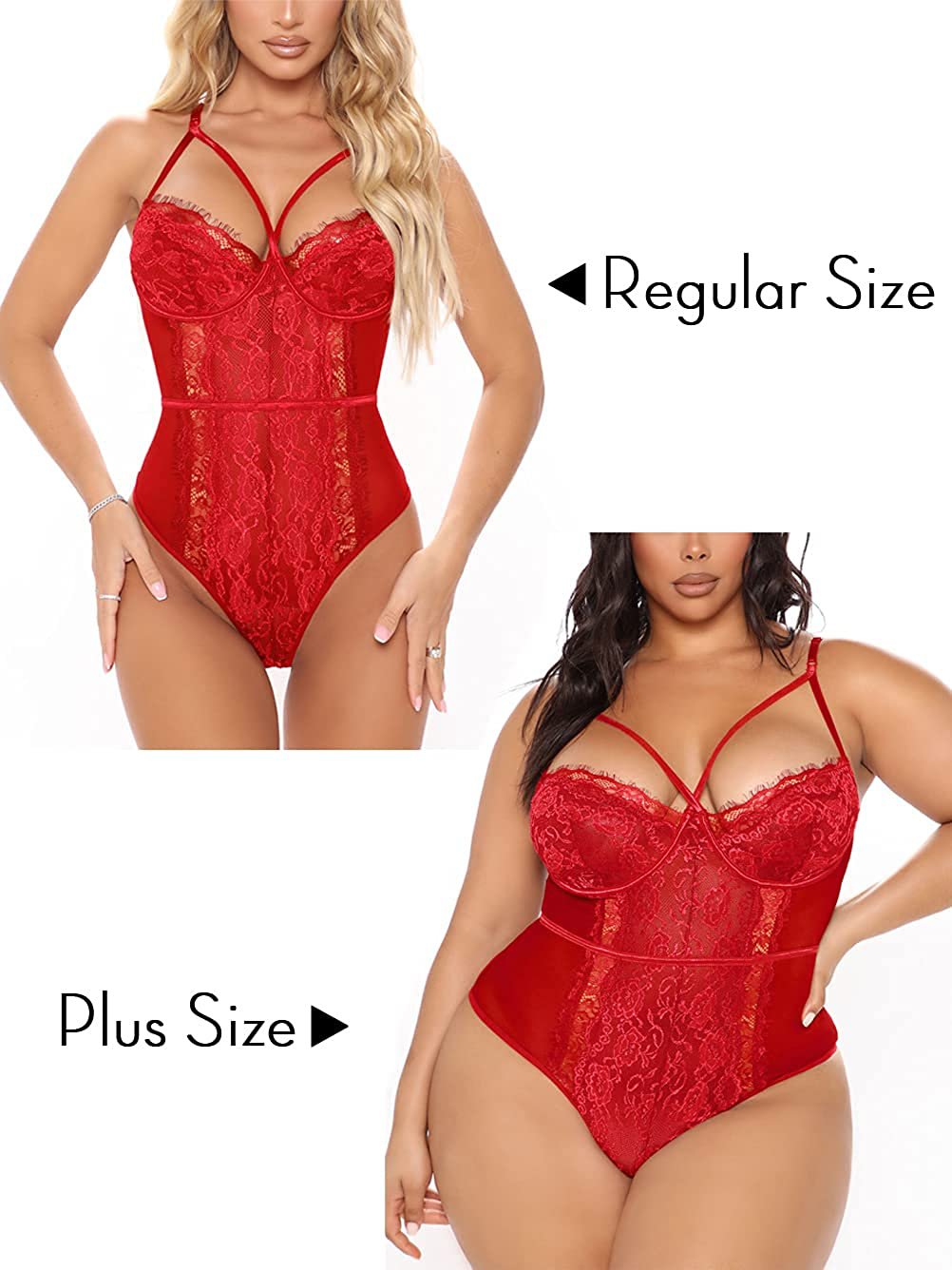 See through Lingerie,V-Neck Lace Babydoll,Sexy Lingerie Women,One Piece Bodysuit Apparel & Accessories > Clothing > Underwear & Socks > Lingerie Kylie Max