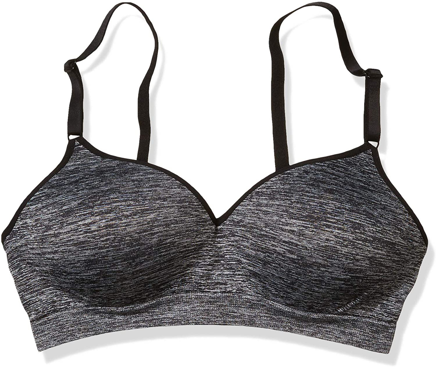 Fruit of the Loom Women's Seamless Wire Free Push-up Bra Apparel & Accessories > Clothing > Underwear & Socks > Bras Fruit of the Loom Heather Charcoal 34C