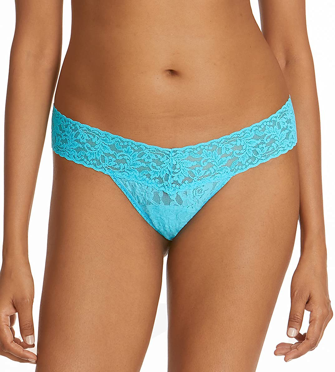 hanky panky, Signature Lace Low Rise Thong, One Size (2-12) Apparel & Accessories > Clothing > Underwear & Socks > Underwear hanky panky Tempting Turquoise One Size