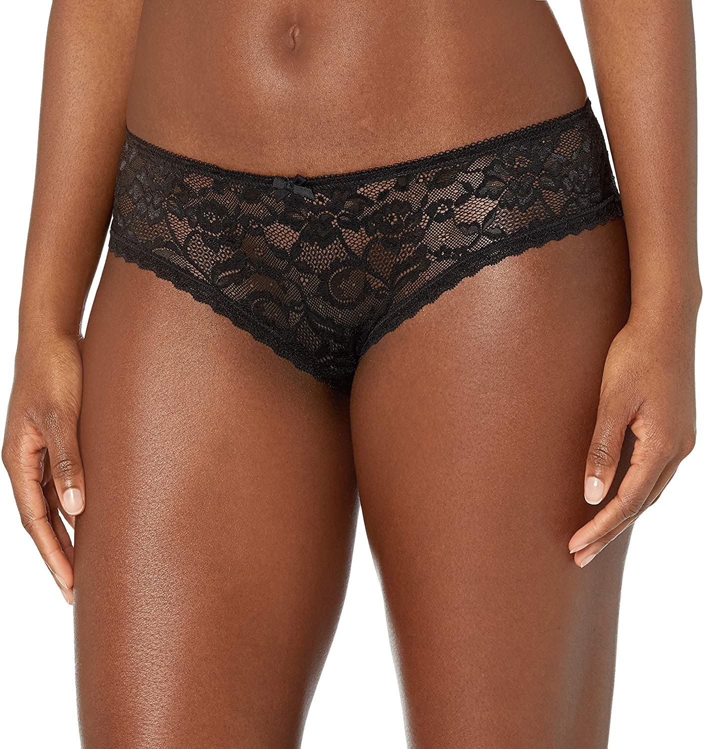 Gossard Women'S Allover Lace Cheekini Apparel & Accessories > Clothing > Underwear & Socks > Underwear Gossard Black (Black) X-Small