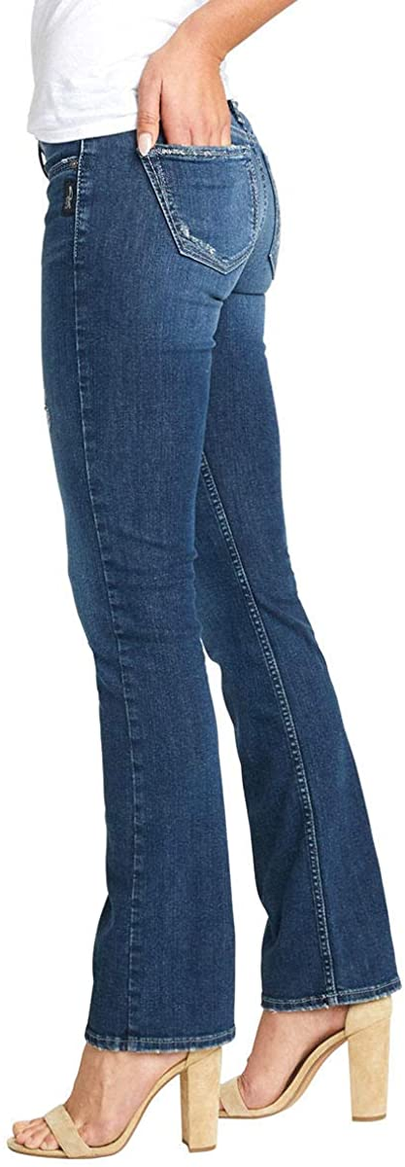 Silver Jeans Co. Women'S Tuesday Low Rise Slim Bootcut Jeans Apparel & Accessories > Clothing > Underwear & Socks > Underwear KYLIE MAX