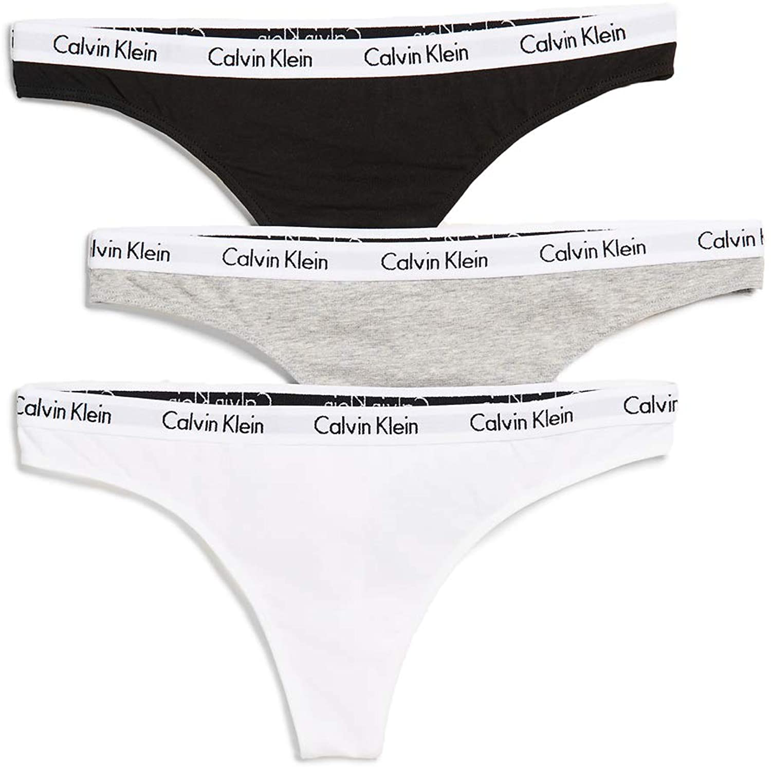 Calvin Klein Women's Carousel Logo Cotton Thong Panty Apparel & Accessories > Clothing > Underwear & Socks > Underwear Calvin Klein Multi 3 X-Large