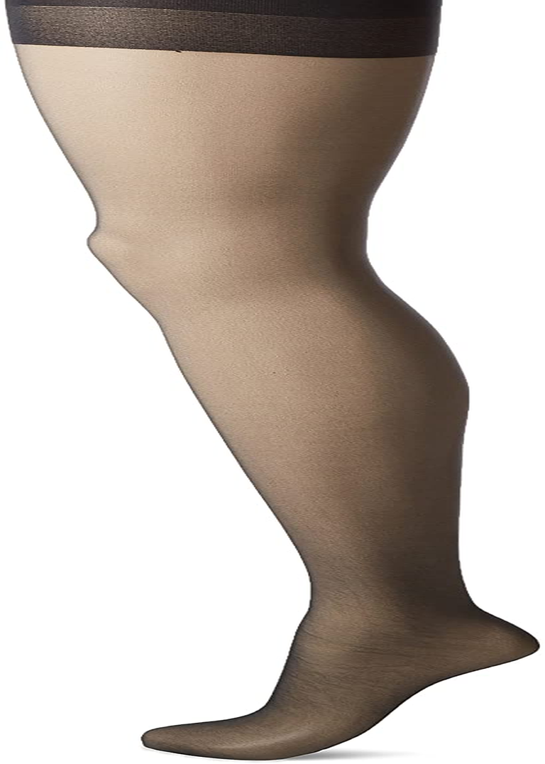 L'Eggs Womens L'Eggs Women'S Silken Mist Silky Sheer Pantyhose Control Top Shaper - Multiple Packs Available Apparel & Accessories > Clothing > Underwear & Socks > Shapewear L'eggs Black 1-pack 1 A