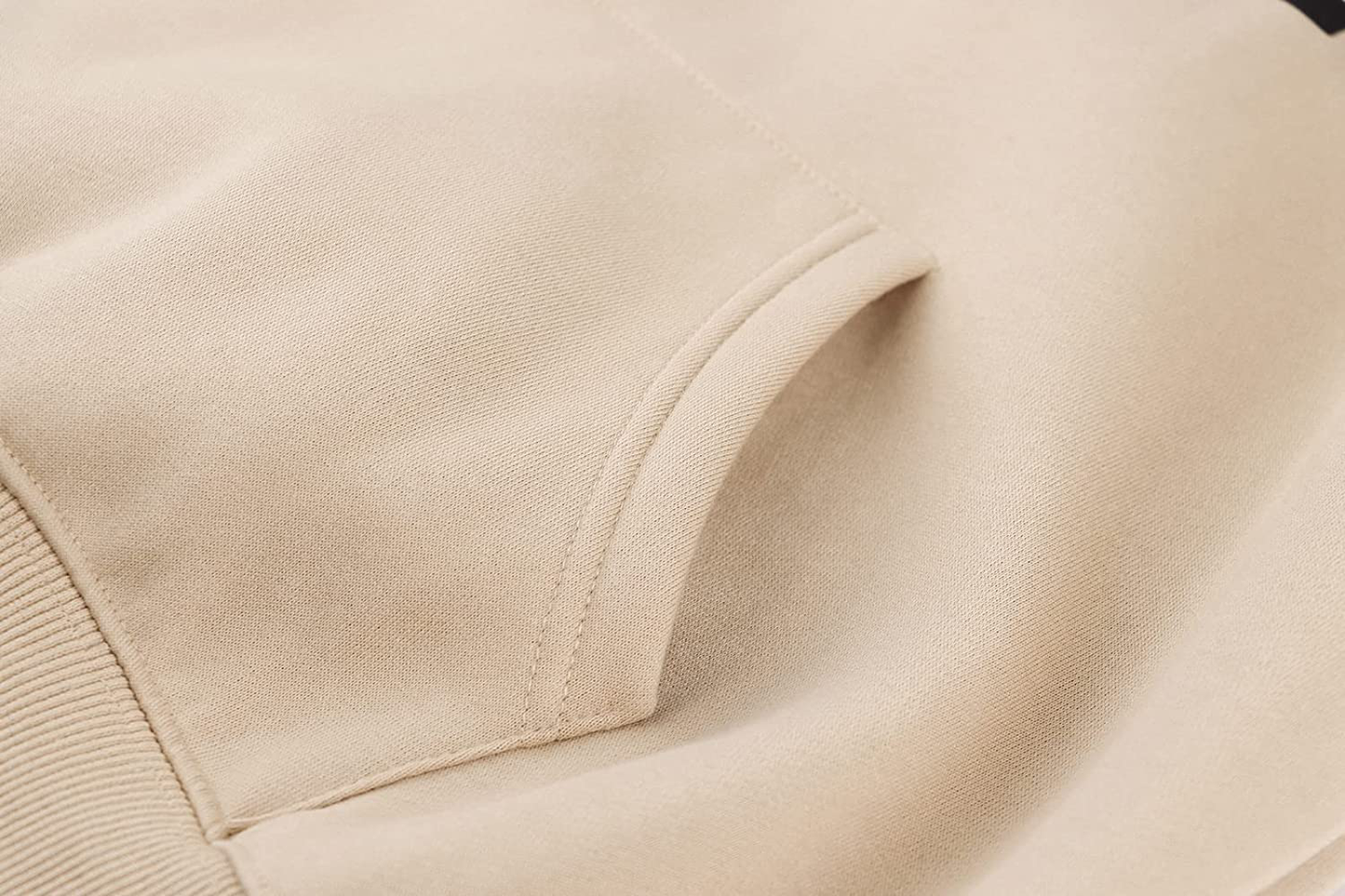 Lauweion Women ESSENTIALS Fleece Letter Loose Hoodie Sweatshirt Long Sleeve Kangaroo Pocket Drop Shoulder Pullovers Top Apparel & Accessories > Clothing > Activewear Kylie Max