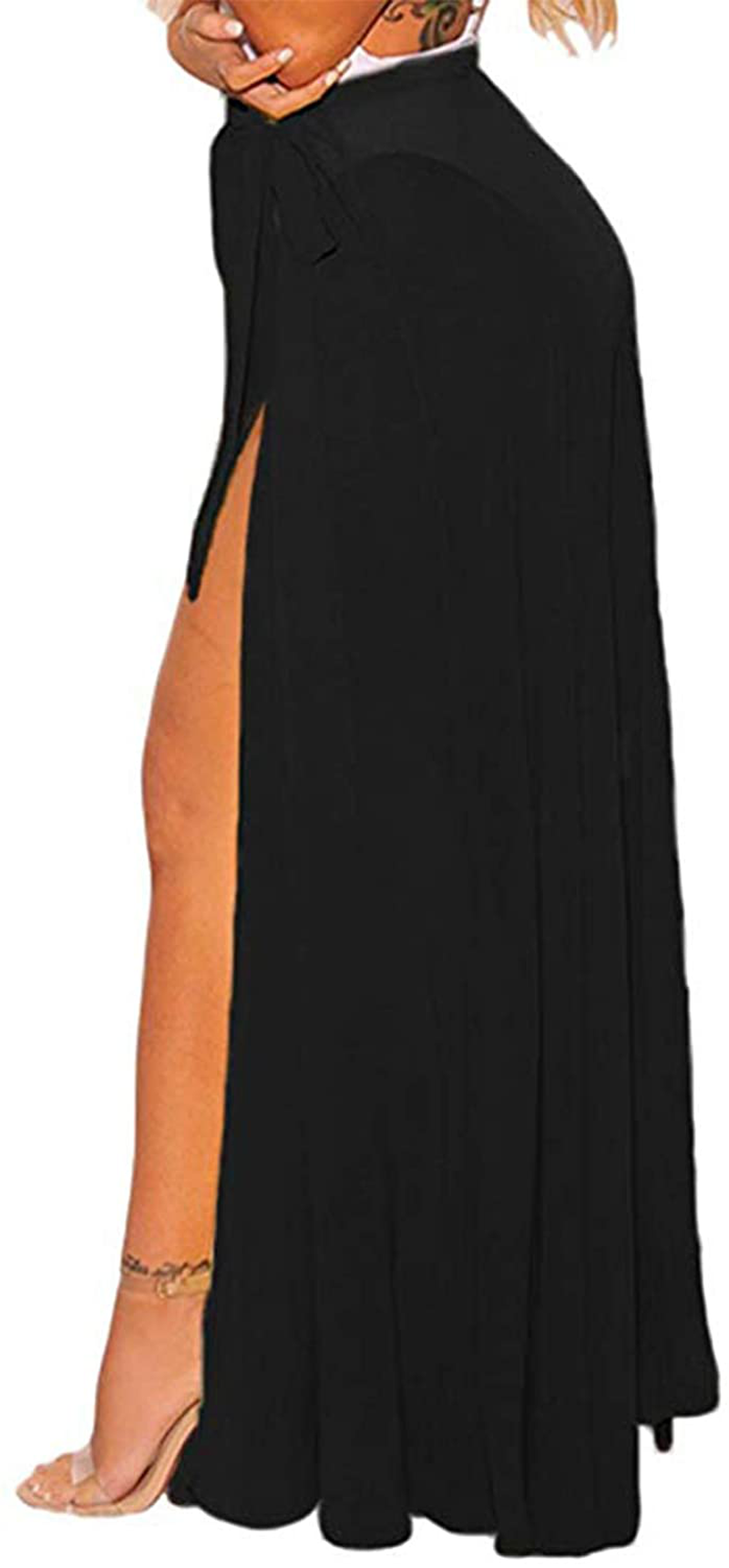 CARDYDONY Women'S Swimsuit Cover up Sarong Bikini Swimwear Beach Cover-Ups Wrap Skirt Apparel & Accessories > Clothing > Swimwear Kylie Max