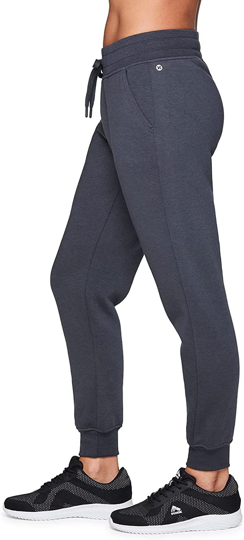 RBX Active Women'S Athletic Super Soft Lightweight Cuffed Tapered Jogger Sweatpants with Pockets Apparel & Accessories > Clothing > Activewear Kylie Max