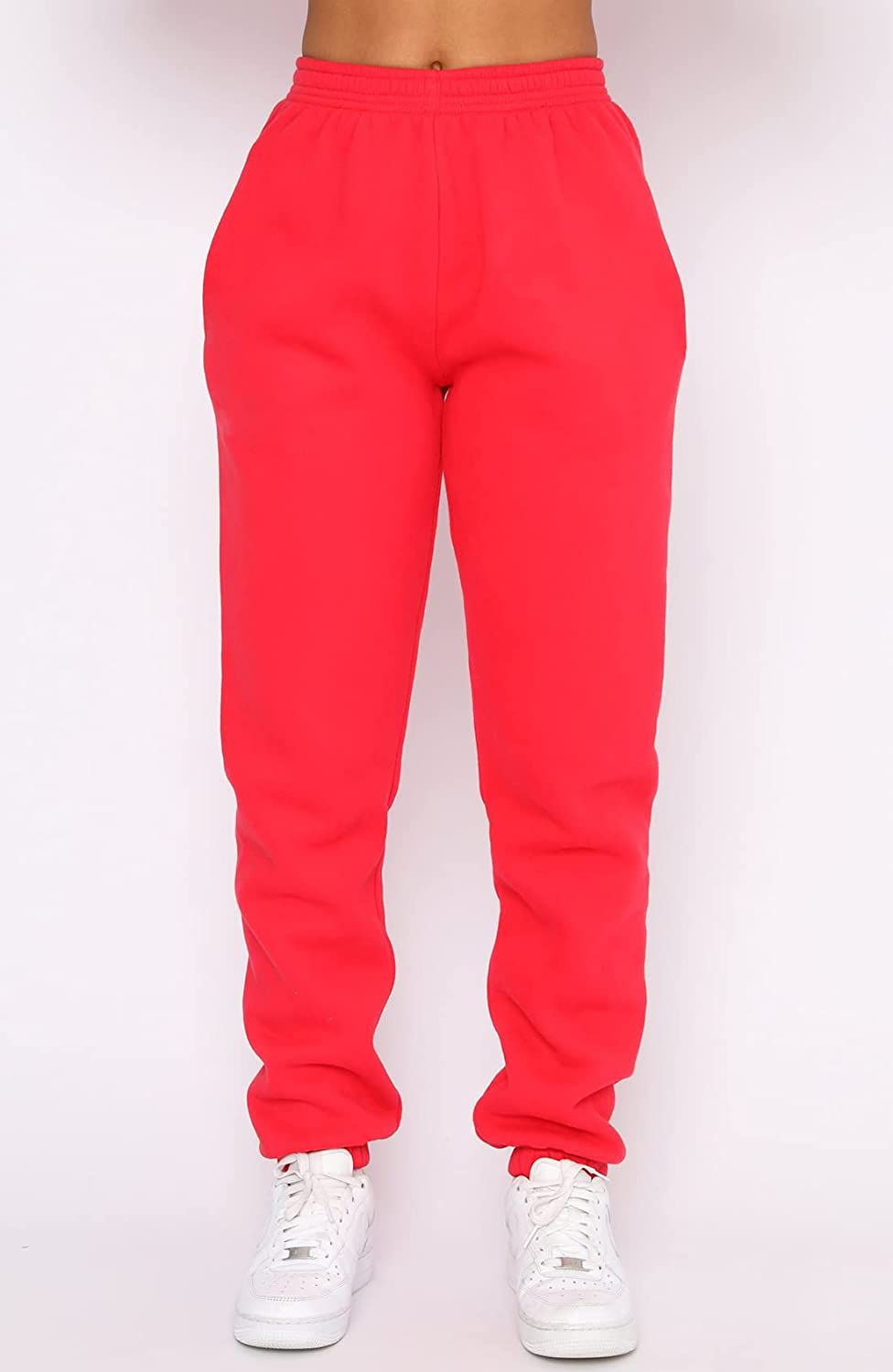 URBEARTH Womens Casual Comfy Sweatpants High Waisted Drawstring Sweat Pants Winter Cinch Bottom Joggers with Pocket Apparel & Accessories > Clothing > Activewear Kylie Max
