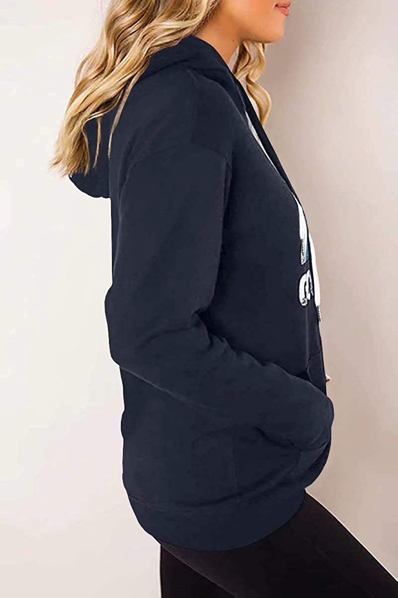 LACOZY Women'S Hoodies Long Sleeve Shirt Casual Graphic Tee Shirt Fall Clothes for Women Tops Blouse Apparel & Accessories > Clothing > Activewear Kylie Max